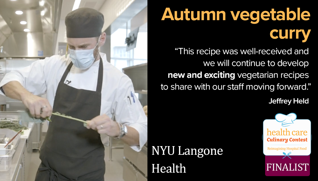 NYU Langone Health’s autumn vegetable curry