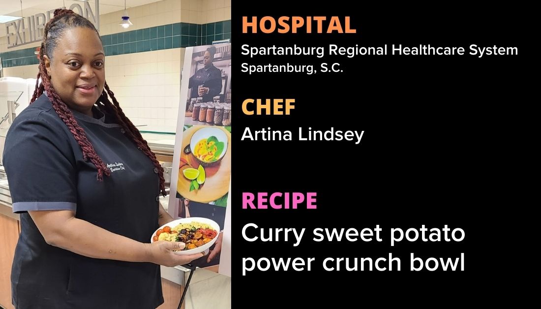Spartanburg Regional Healthcare System’s curry sweet potato power crunch bowl