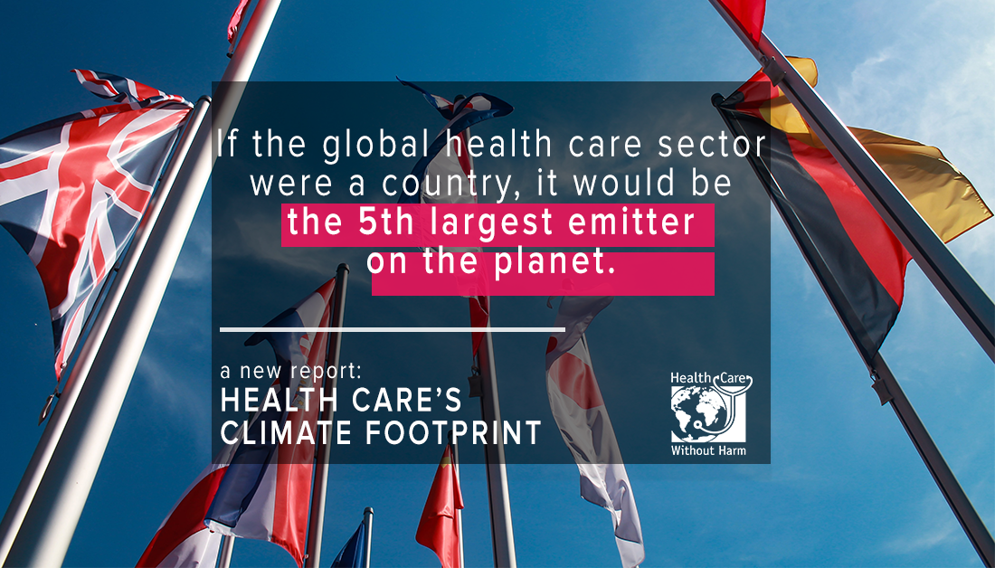 health care climate footprint